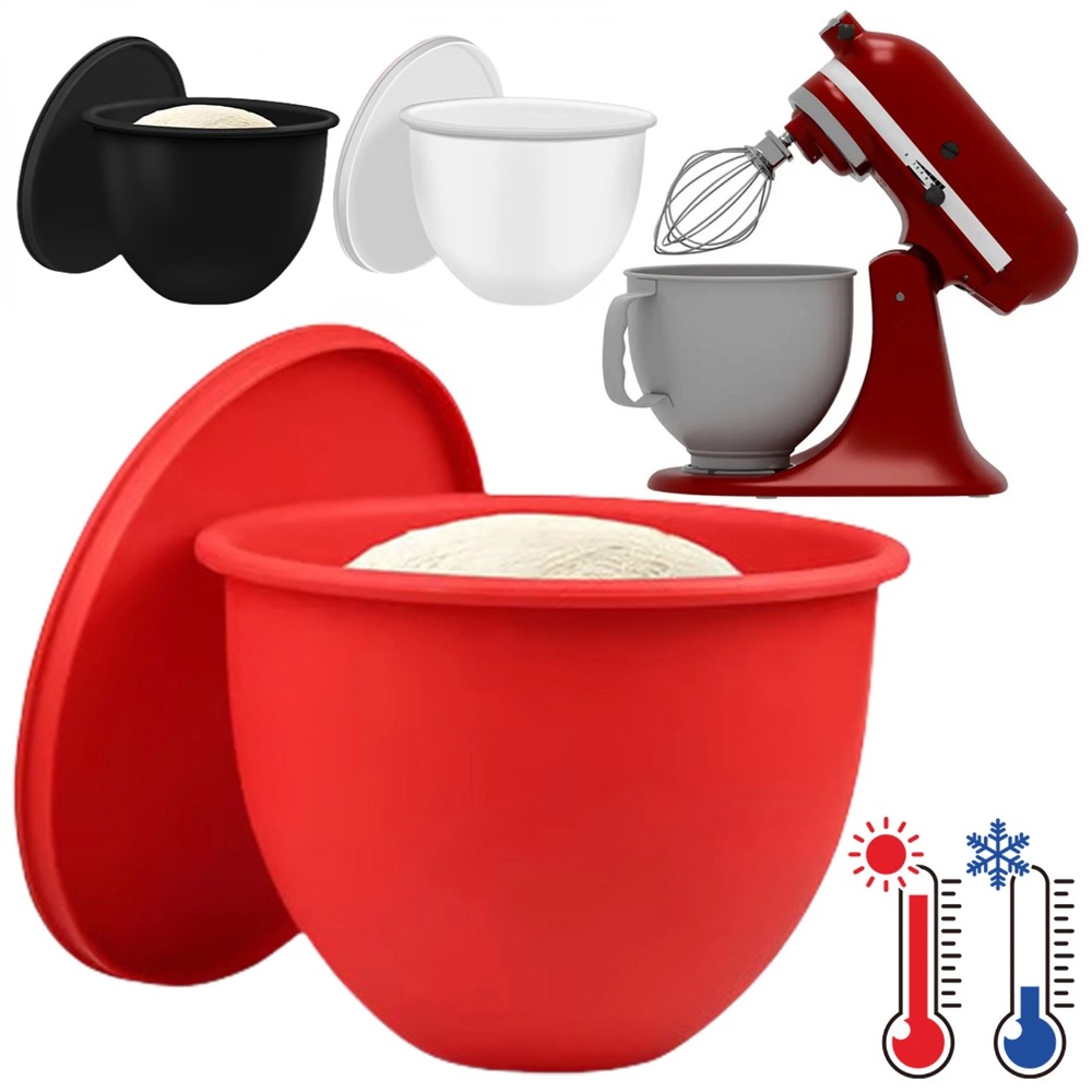 Kitchen Aid Baking Mixer - Silikonowe wkładki z pokrywką do miksera