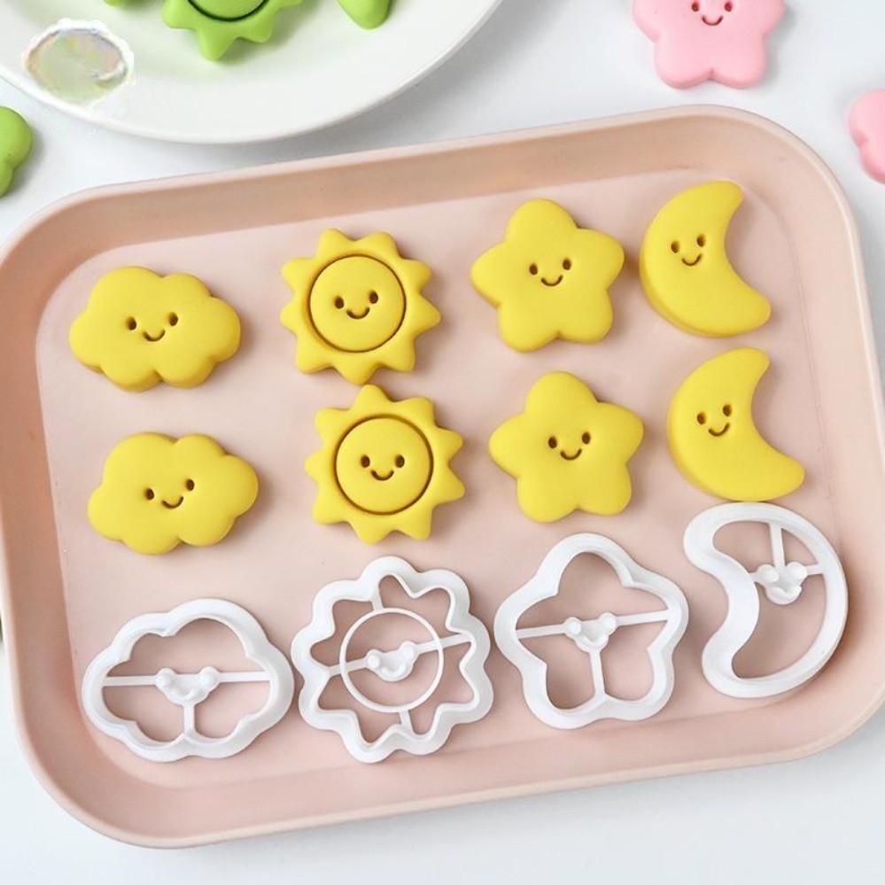 Kitchen Baking Cookies - Foremki do ciastek Księżyc Gwiazdy Słońce,
