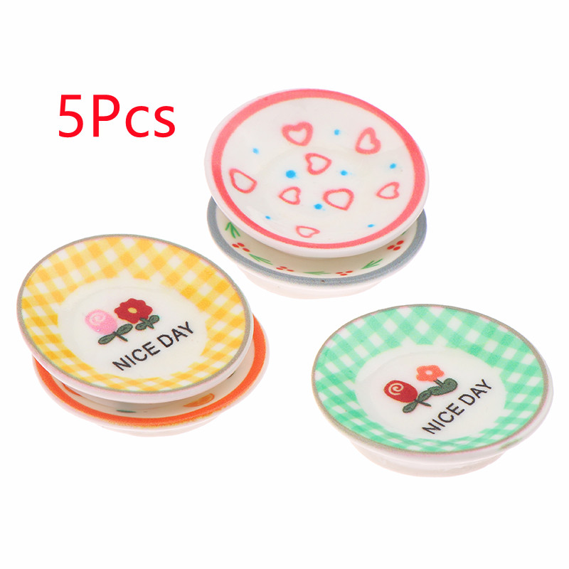 5 szt. Mini talerzyki i naczyn – Miniature Baking Kitchen recenzja i cena