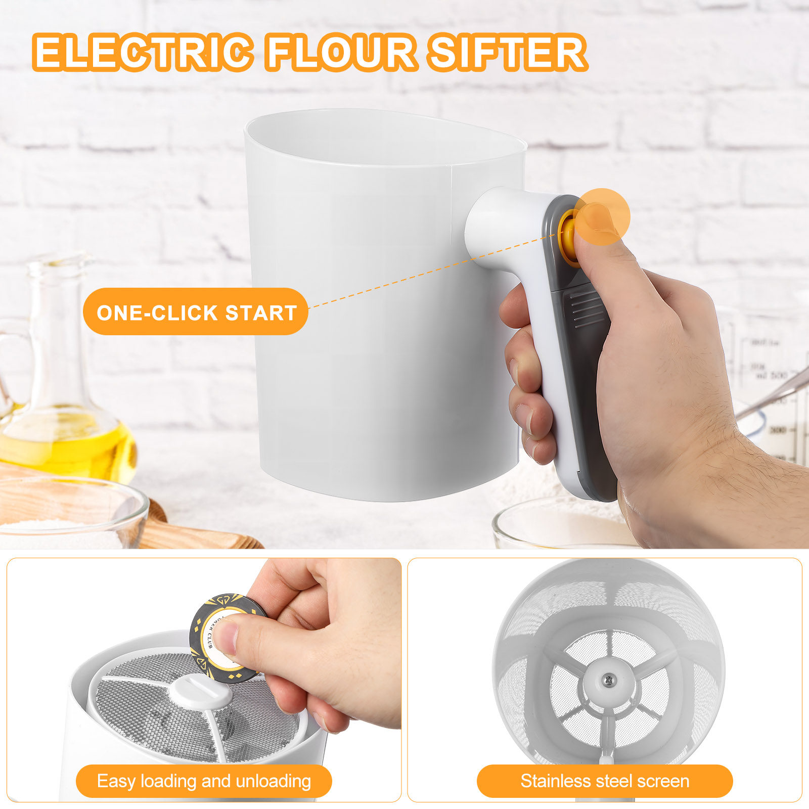 Elektryczny przesiewacz kuchen – Baking Powder Kitchen recenzja i cena