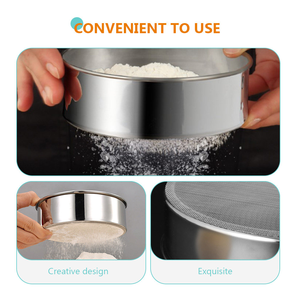 Zestaw 3 przesiewaczy do mąki  – Baking Powder Kitchen recenzja i cena