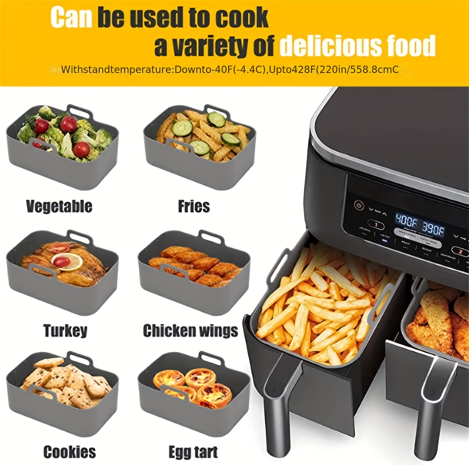 1/2Pcs Frytkownica powietrzna  – Kitchen Baking Oven recenzja i cena
