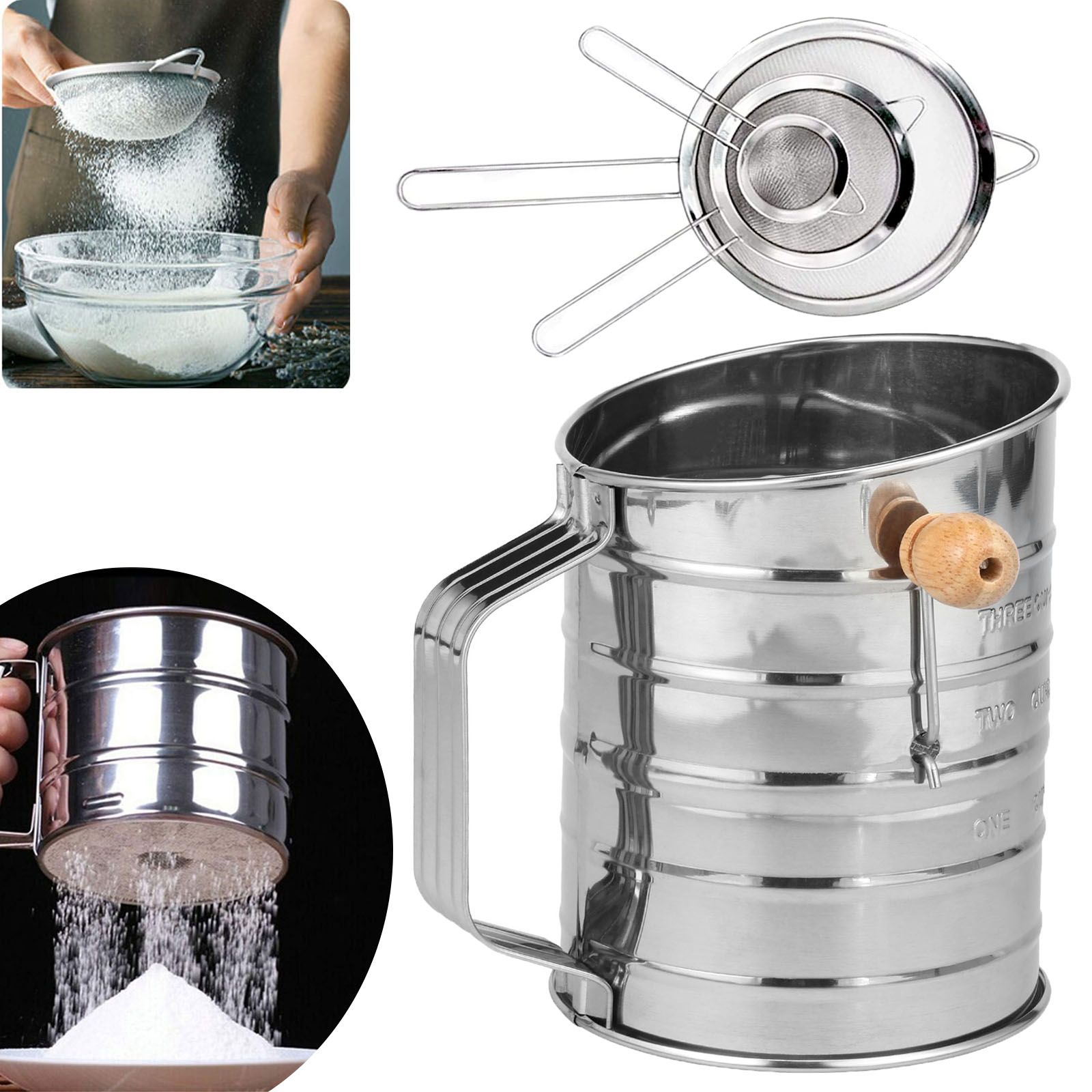 Sito do mąki z drobnymi oczkam – Baking Powder Kitchen recenzja i cena