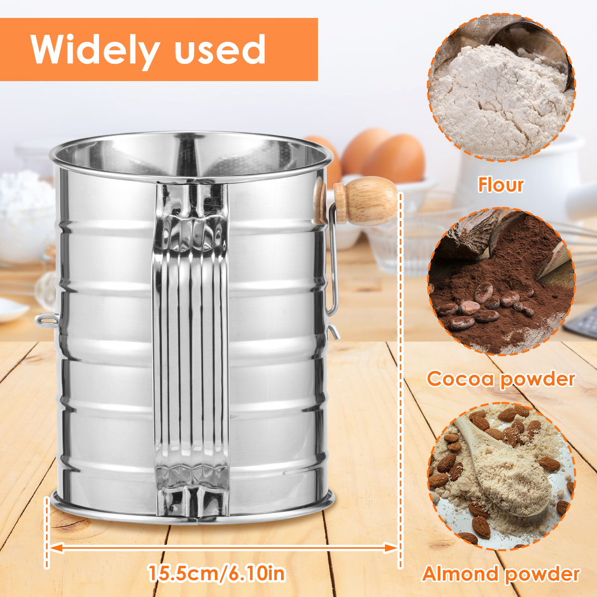Sito do mąki z drobnymi oczkam – Baking Powder Kitchen recenzja i cena