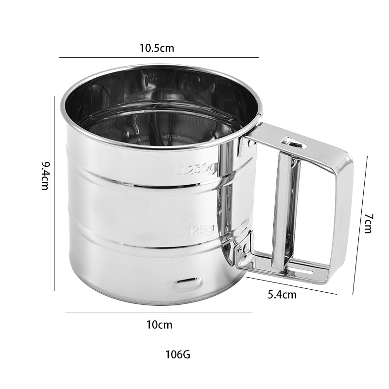 1 szt. Przesiewacz do mąki ze  – Baking Powder Kitchen recenzja i cena